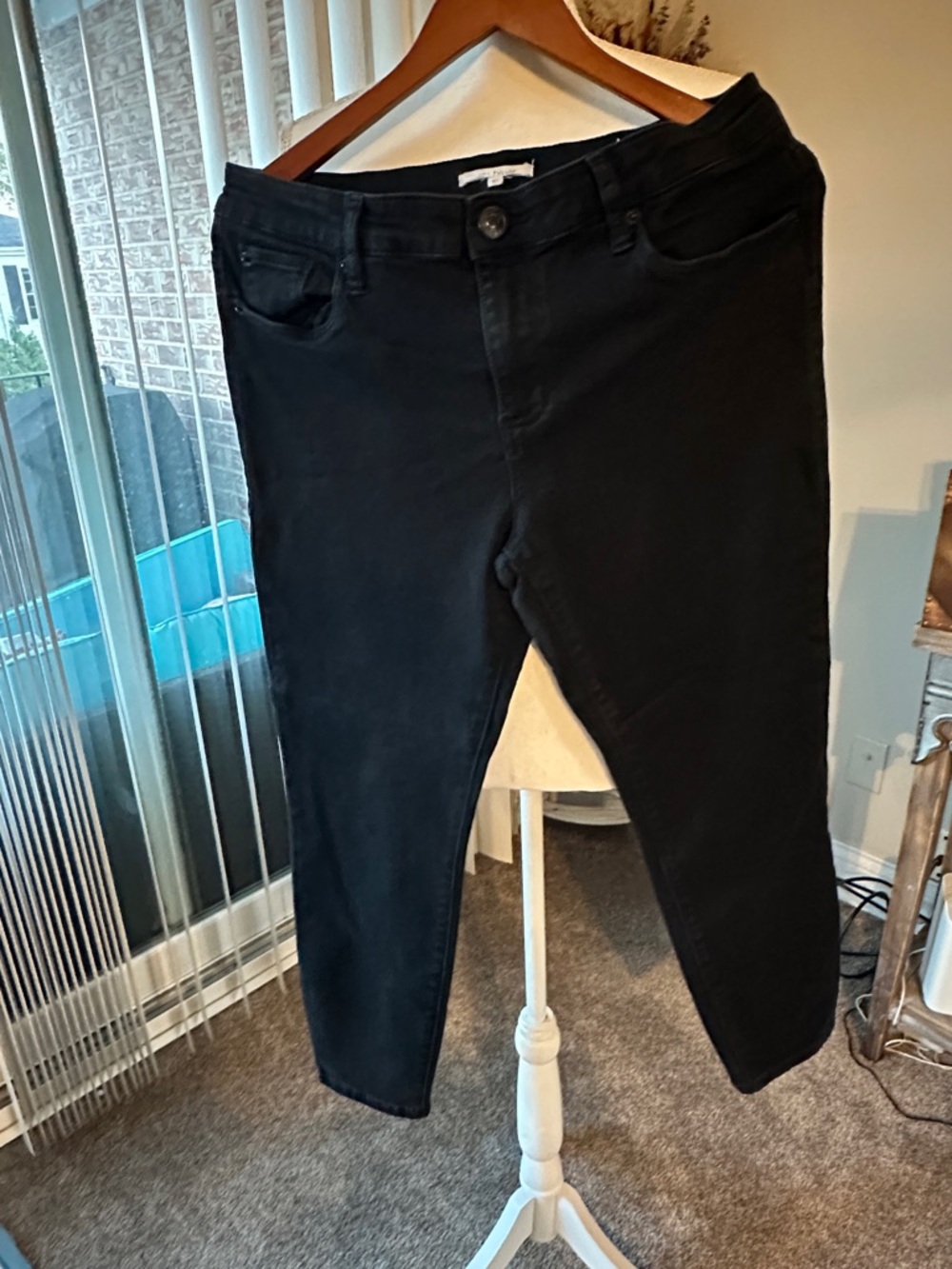 STS Blue Black Cropped Women's Jeans - Slim Ankle